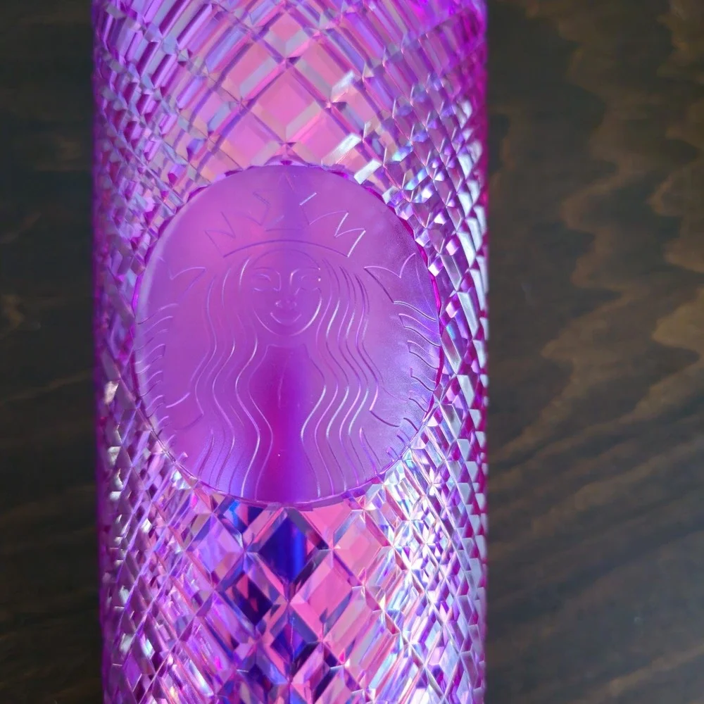 Starbucks 2021 Jeweled Purple (Fuchsia Pink) Cold Cup 24 oz Venti Tumbler